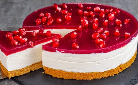 Pomegranate Cheesecake
