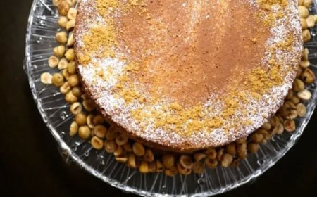 Hazelnut Praline Cheesecake
