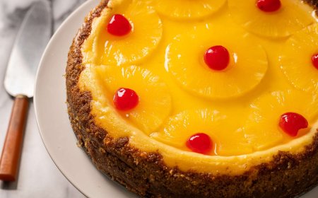 Pineapple Upside-Down Cheesecake