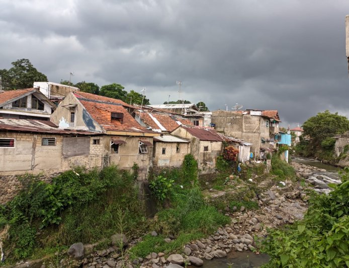 Kawasan padat penduduk Kota Bogor