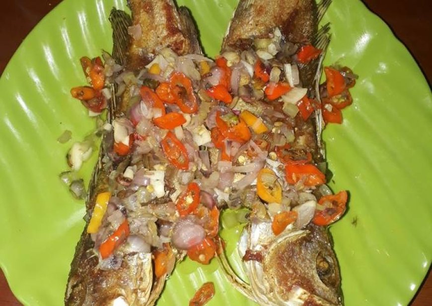 Ikan Kerapu Sambal Matah