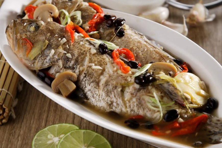 Ikan Kerapu Tumis Jamur