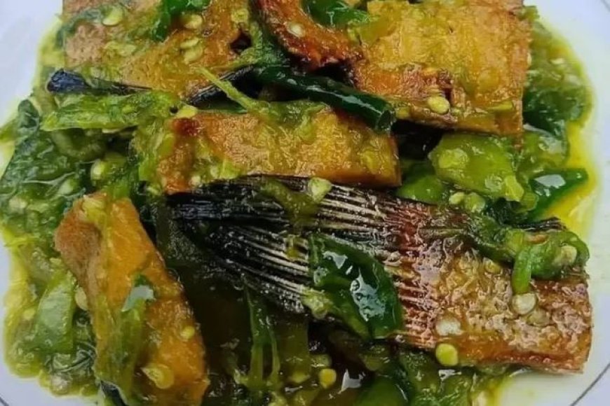 Ikan Gabus Sambal Hijau