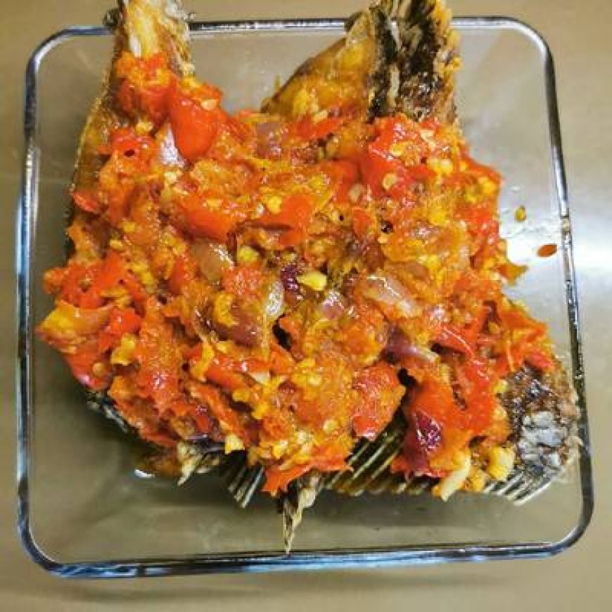 Gurame Goreng Bumbu Balado