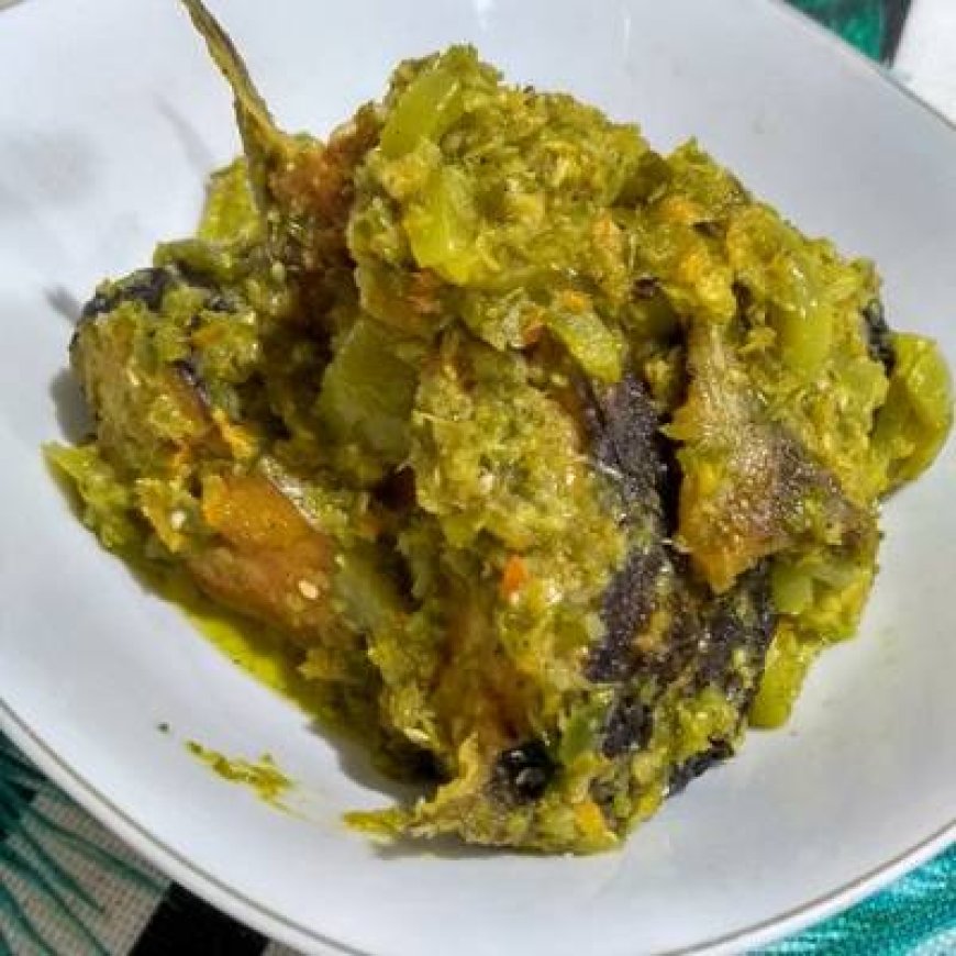 Ikan Patin Goreng Balado Hijau