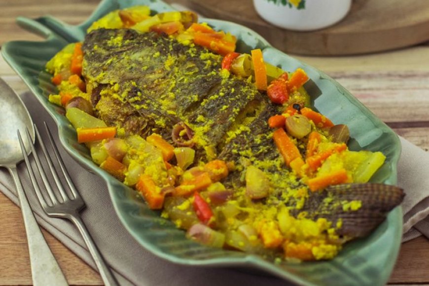 Ikan Patin Goreng Bumbu Acar Kuning