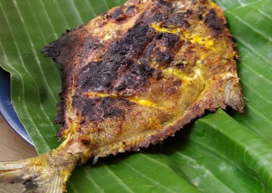 Ikan Bawal Panggang Bumbu Kunyit