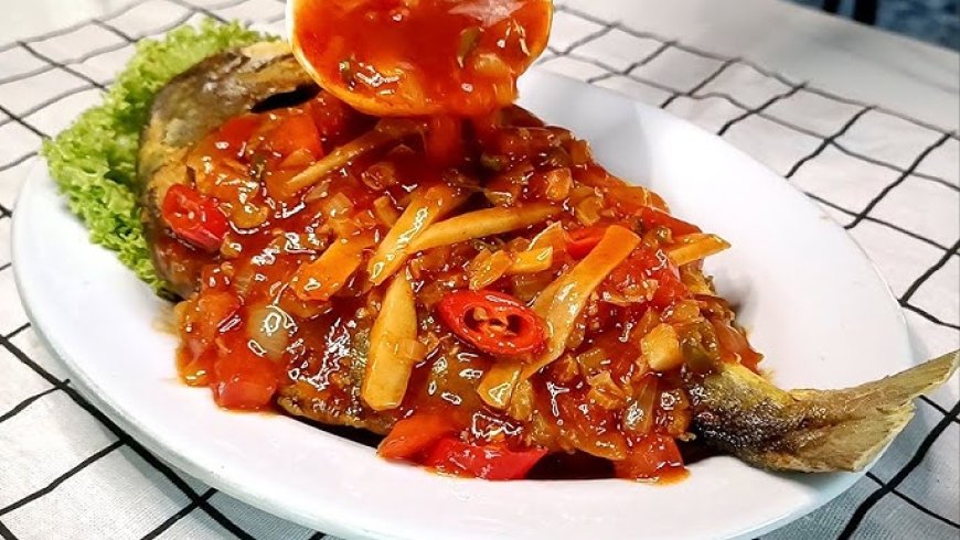 Ikan Bawal Asam Manis