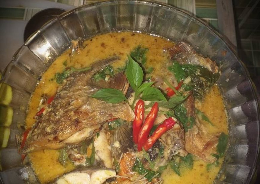Ikan Bawal Kuah Santan
