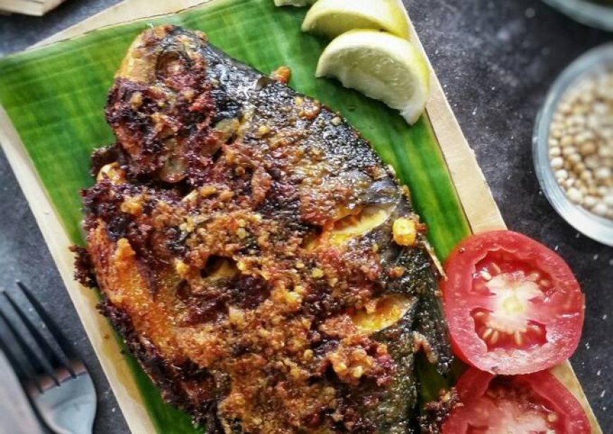 Ikan Bawal Bakar Bumbu Bali