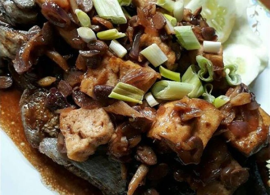 Ikan Bawal Tahu Kecap