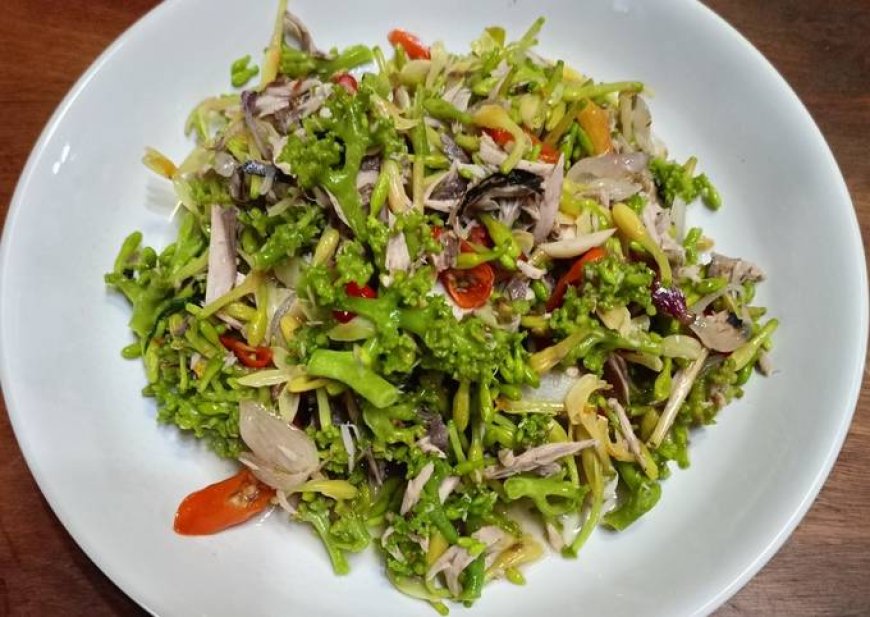 Ikan Mas Tumis Bunga Pepaya