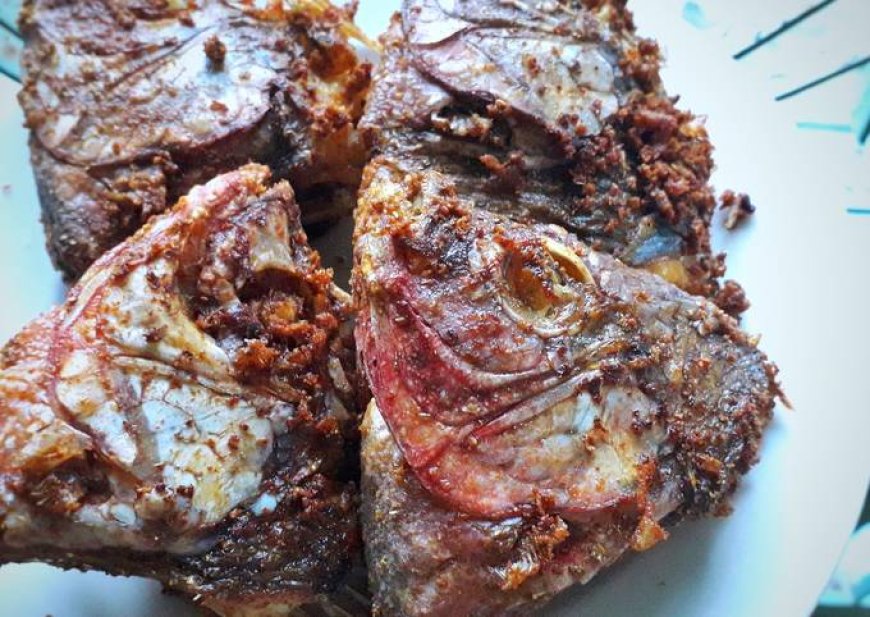 Kepala Ikan Nila Goreng