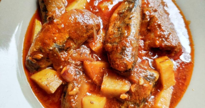 Sarden Sambal Goreng Kentang