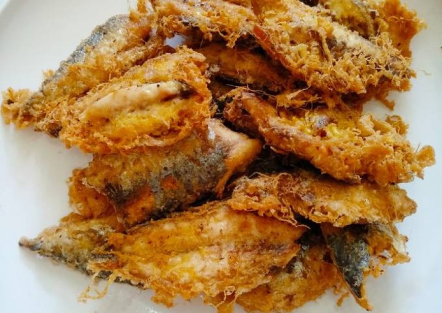 Sarden Goreng Telur Dadar