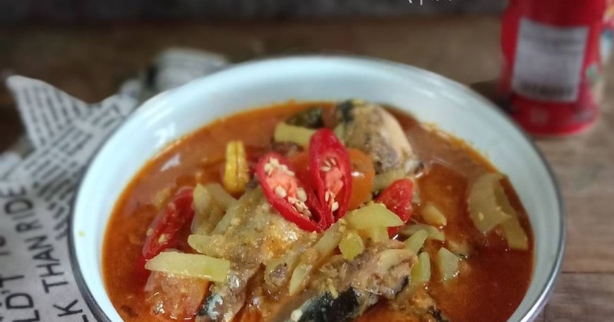 Sarden Tumis Labu Siam