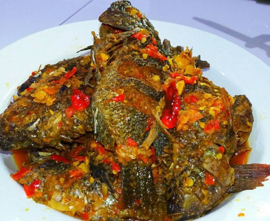 Ikan Mujair Bumbu Pedas