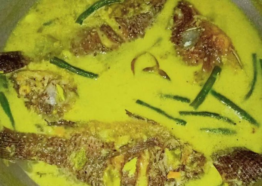 Ikan Mujair Kari Kacang Panjang