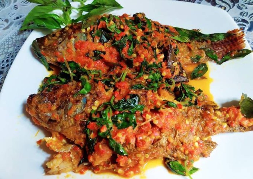 Ikan Mujair Rica-Rica Kemangi