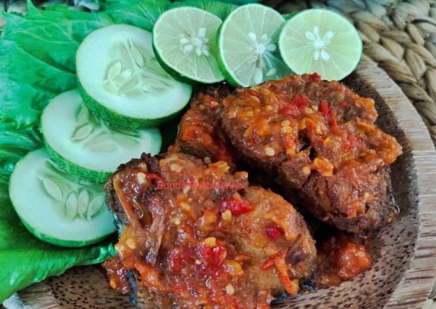 Ikan Tenggiri Bumbu Cobek