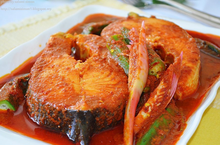 Ikan Salmon Asam Pedas