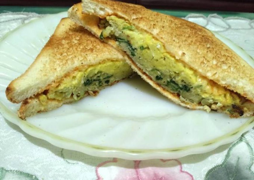 Roti Isi Bayam dan Keju