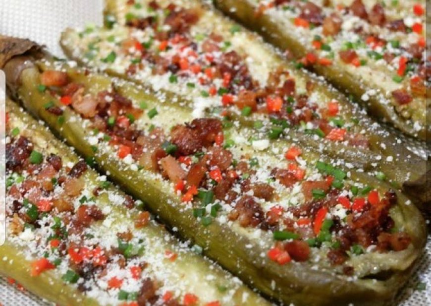 Terong Panggang dengan Keju