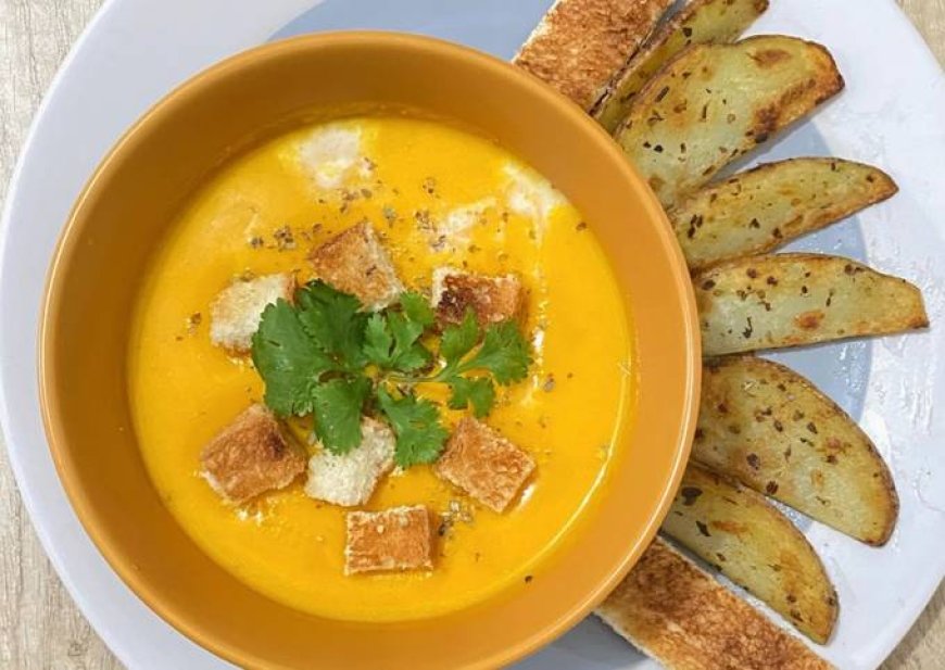 Labu kuning saus pasta