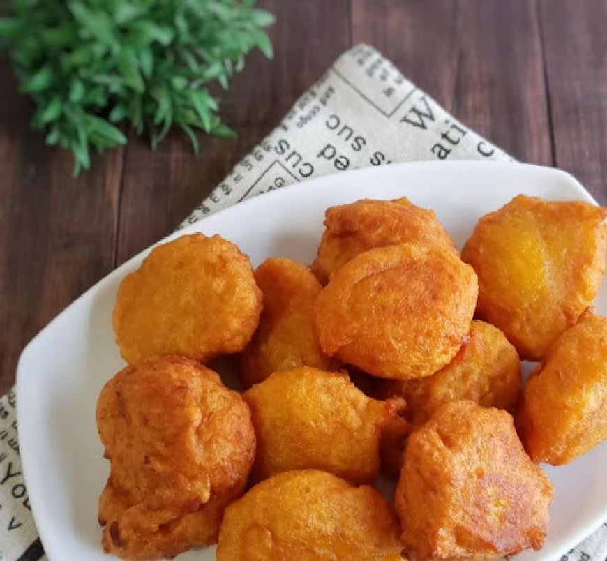 Labu kuning fritters