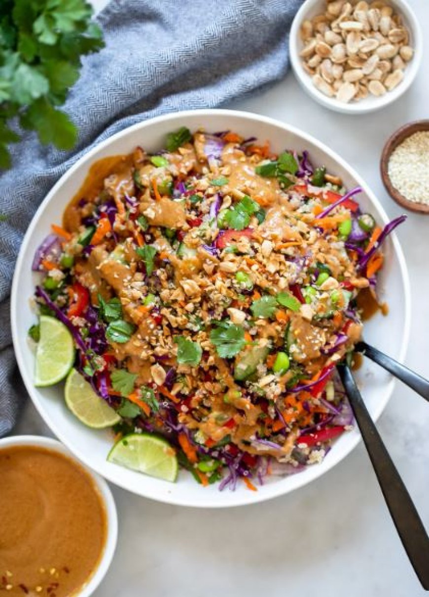 Labu kuning dan quinoa salad