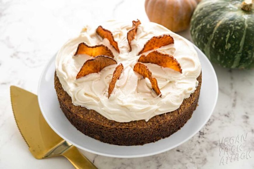 Pumpkin Turmeric Cake with Cream Cheese Frosting