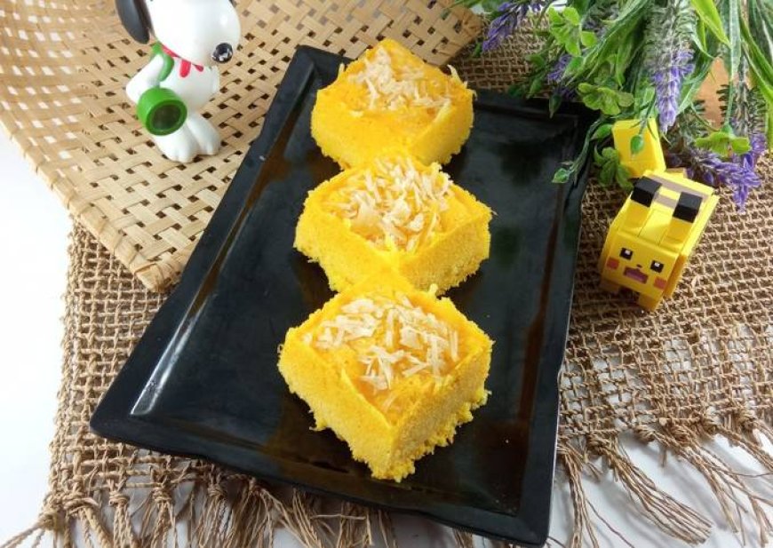 Kue Labu Kunyit dan Keju Mascarpone