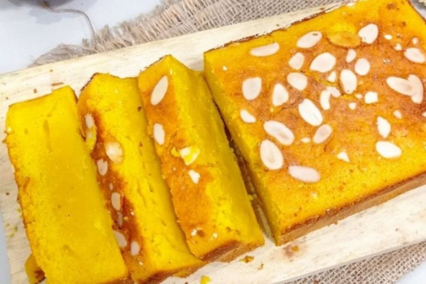 Kue Labu Kunyit dan Hazelnut