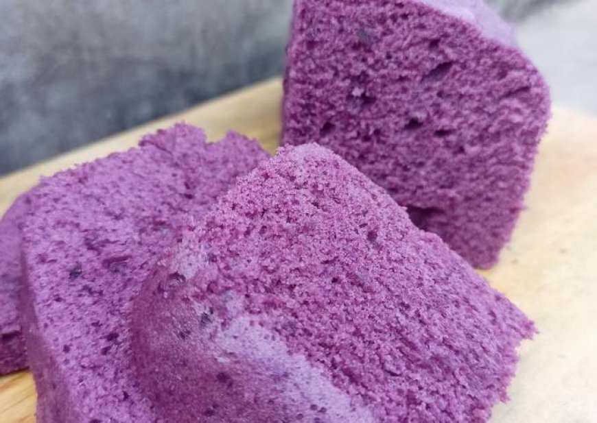 Kue bolu kukus ubi jalar