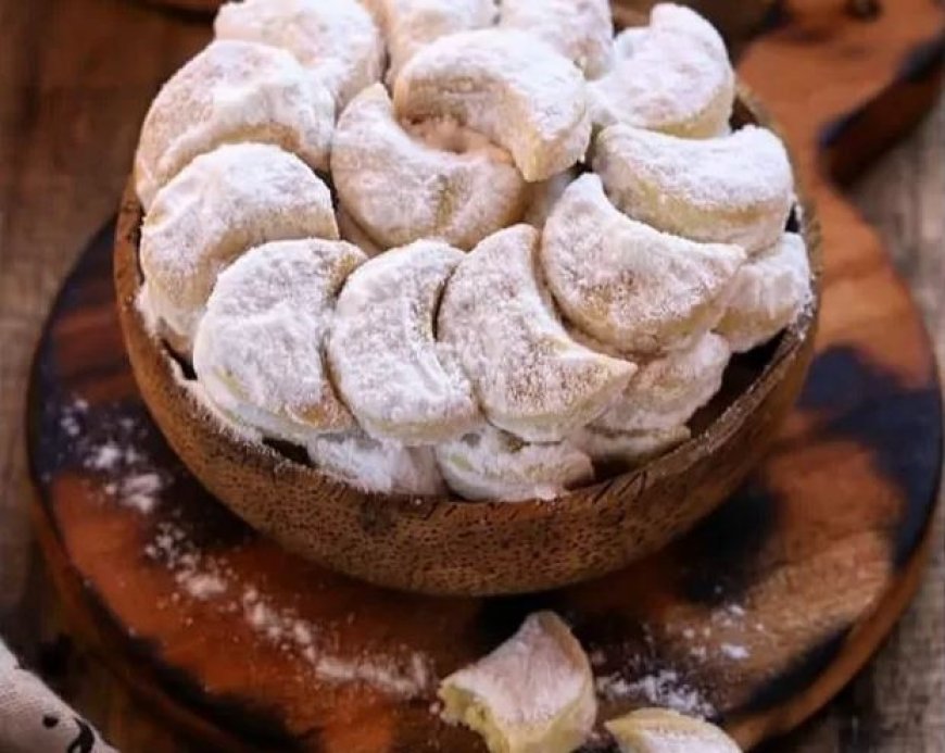 Kue putri salju ubi jalar