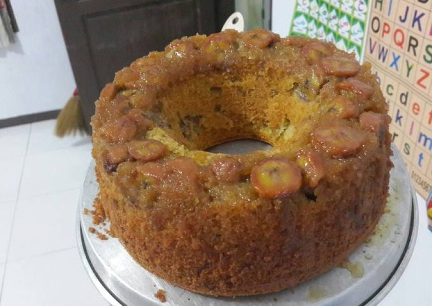 Bolu Pisang Caramel