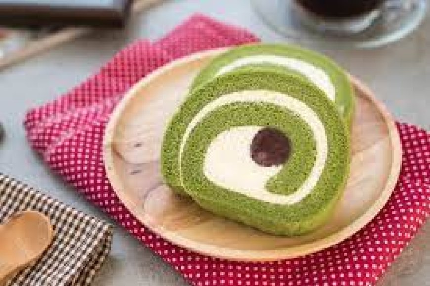 Bolu Gulung Matcha