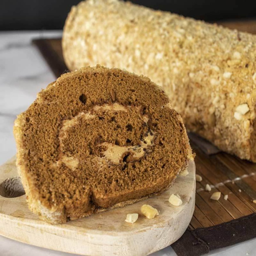 Bolu Gulung Ube Coconut