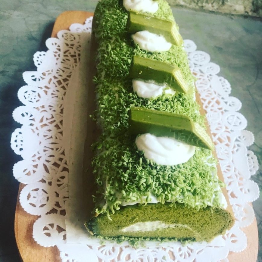 Bolu Keju Matcha