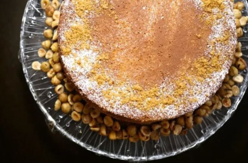 Hazelnut Praline Cheesecake