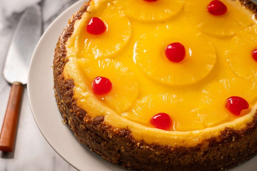 Pineapple Upside-Down Cheesecake