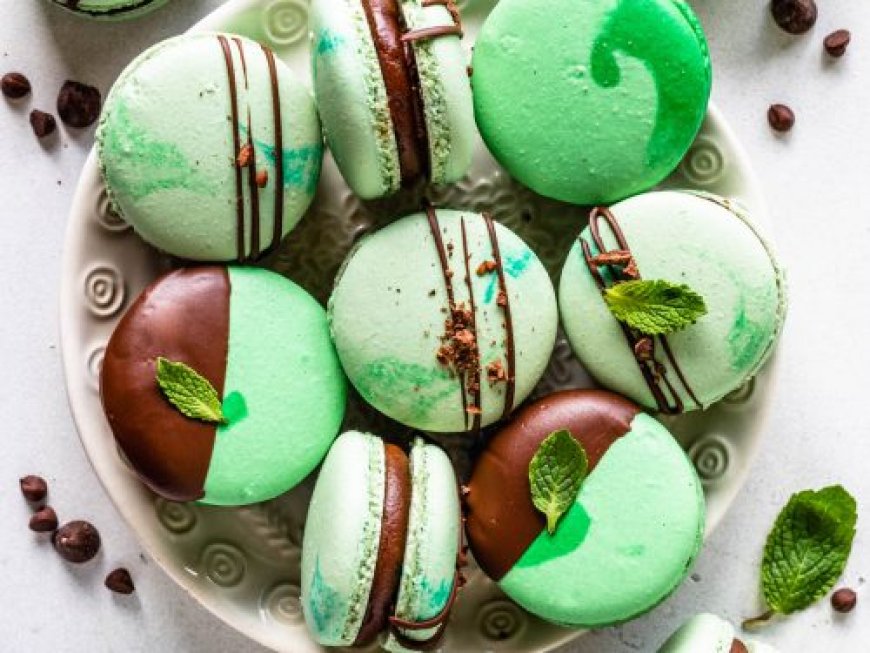 Macaron Mint Chocolate