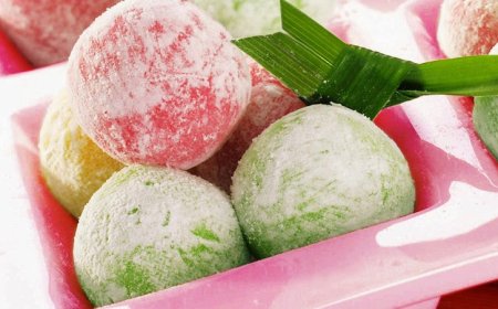 Mochi kacang merah kelapa