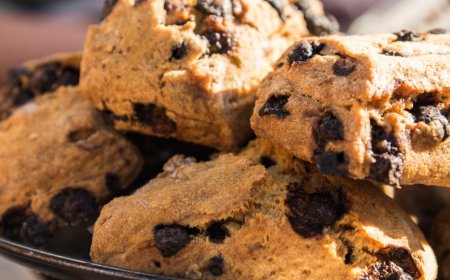 Scones Kopi dan Coklat