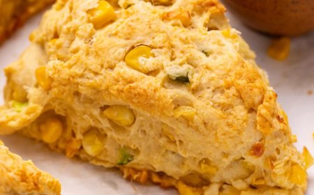 Scones Jagung Manis dan Keju Manis