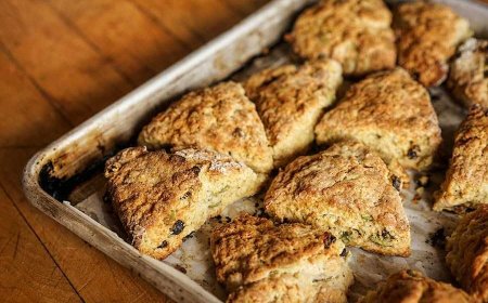 Scones Labu dan Kismis