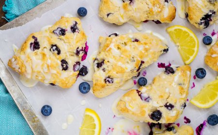 Scones Lemon dan Blueberry