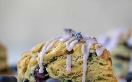 Scones Blueberry dan Lavender