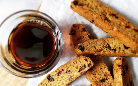 Biscotti almond dan almond butter