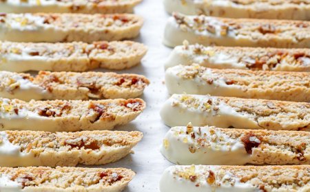 Biscotti almond dan pecan